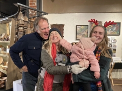 <p>Don Sulltrop hamming it up with Judy and their beautiful daughter and precious granddaughter</p>